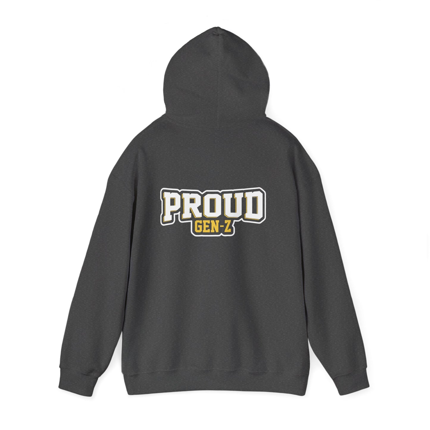 Proud Gen-Z Hoodie, Cozy Streetwear for Teens, Unisex Sweatshirt, Perfect Gift for Graduations, Everyday Casual Wear, Trendy Apparel Printify