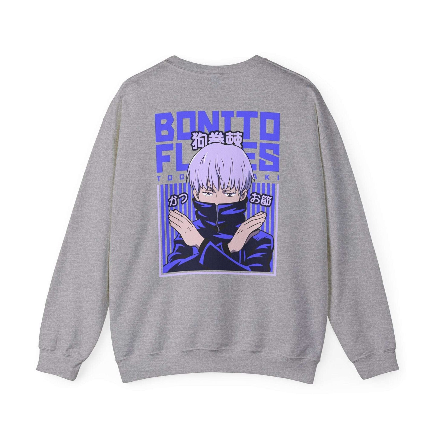 Anime Crewneck Sweatshirt — Jujutsu Kaisen Inspired Back Graphic (Gojo Satoru) Maklenn Anime Crewneck Sweatshirt — Jujutsu Kaisen Inspired Back Graphic (Gojo Satoru) Sweatshirt Maklenn www.maklenn.com India 33.23