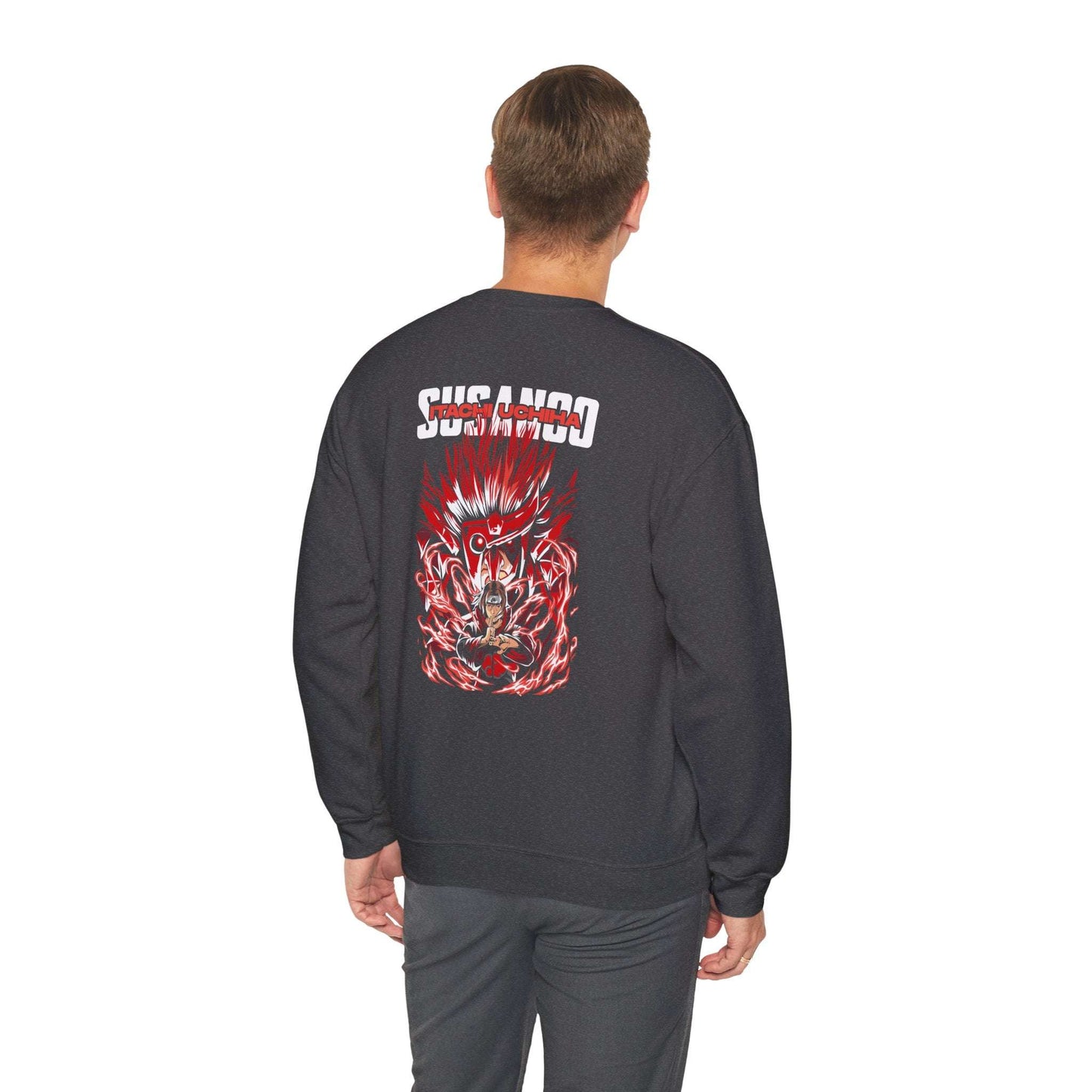 Crewneck Sweatshirt — Susanoo Anime Graphic Pullover (Red Flame Design) Maklenn Crewneck Sweatshirt — Susanoo Anime Graphic Pullover (Red Flame Design) Sweatshirt Maklenn www.maklenn.com India 33.23