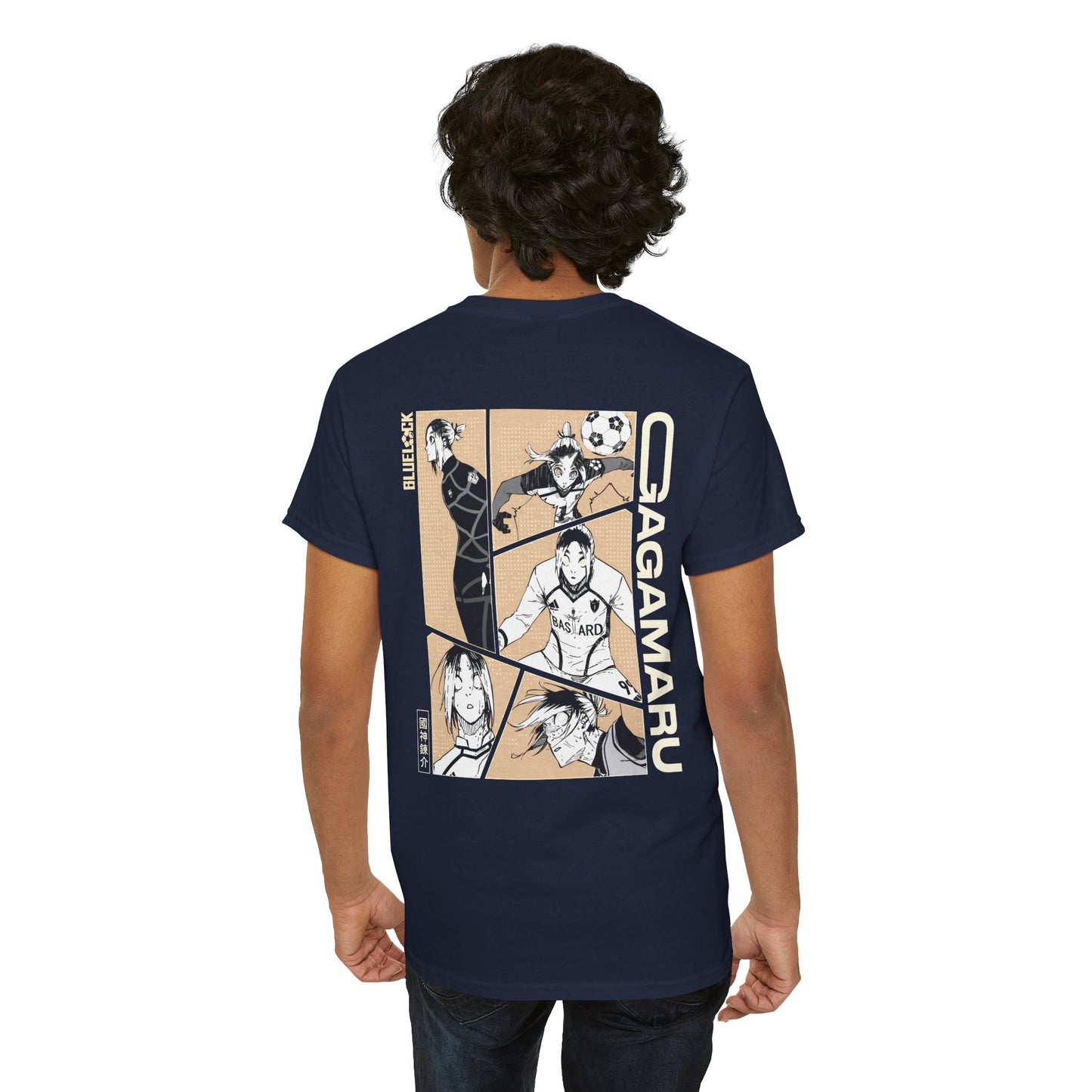 Gagamaru "Wall" Blue Lock Heavyweight Tee | Maklenn