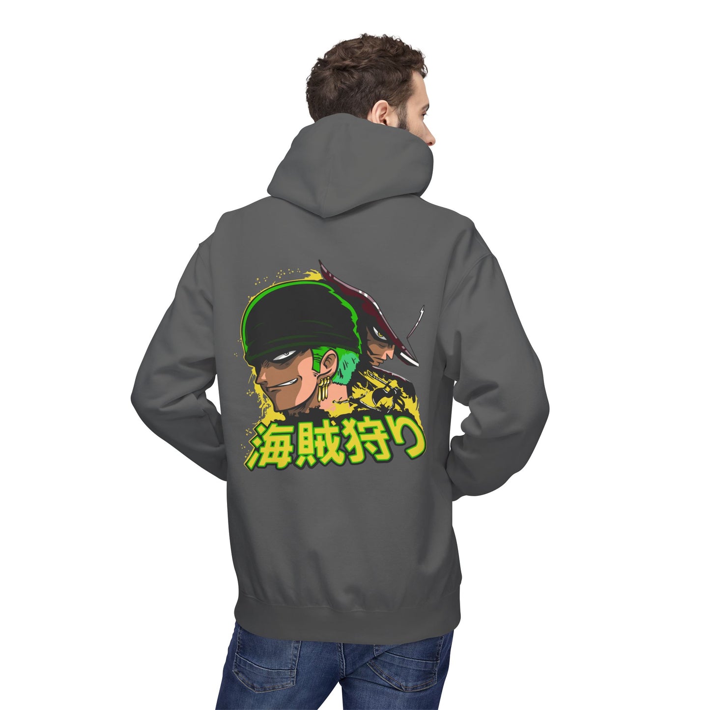 Hoodie - Zoro Pirate Hunter Anime Graphic Hoodie (海賊狩り)