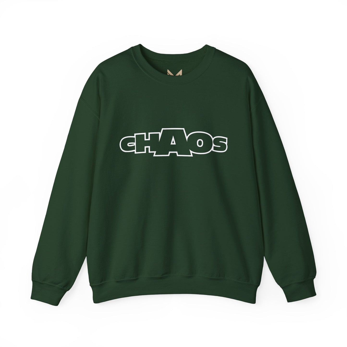 Chaos Unisex Heavy Blend™ Crewneck Sweatshirt | Cozy Streetwear, Casual Outfit, Trendy Gift, Everyday Wear, Graphic Apparel, Unisex Top - Maklenn