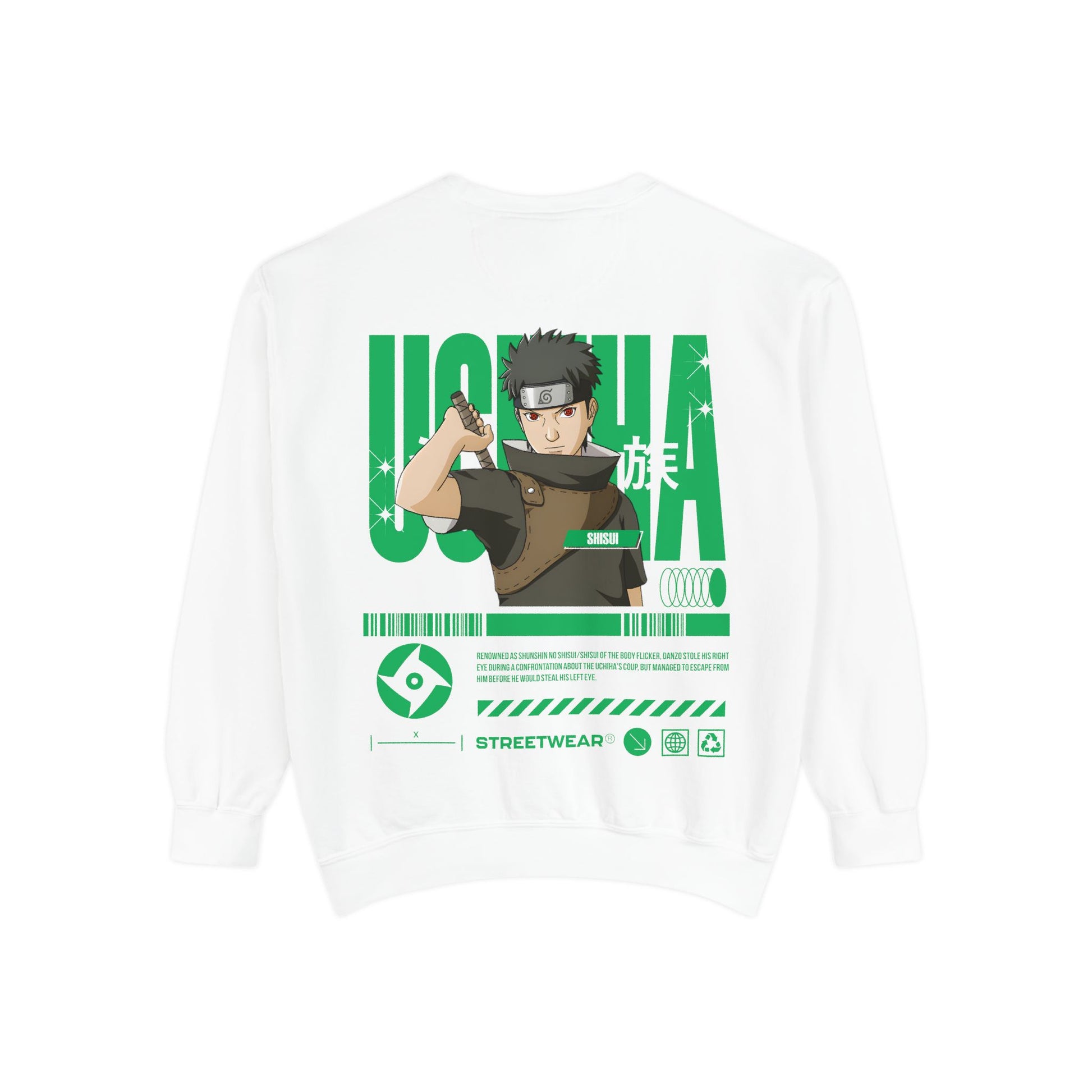 Anime Streetwear Sweatshirt - Uchiha Shisui Design Printify