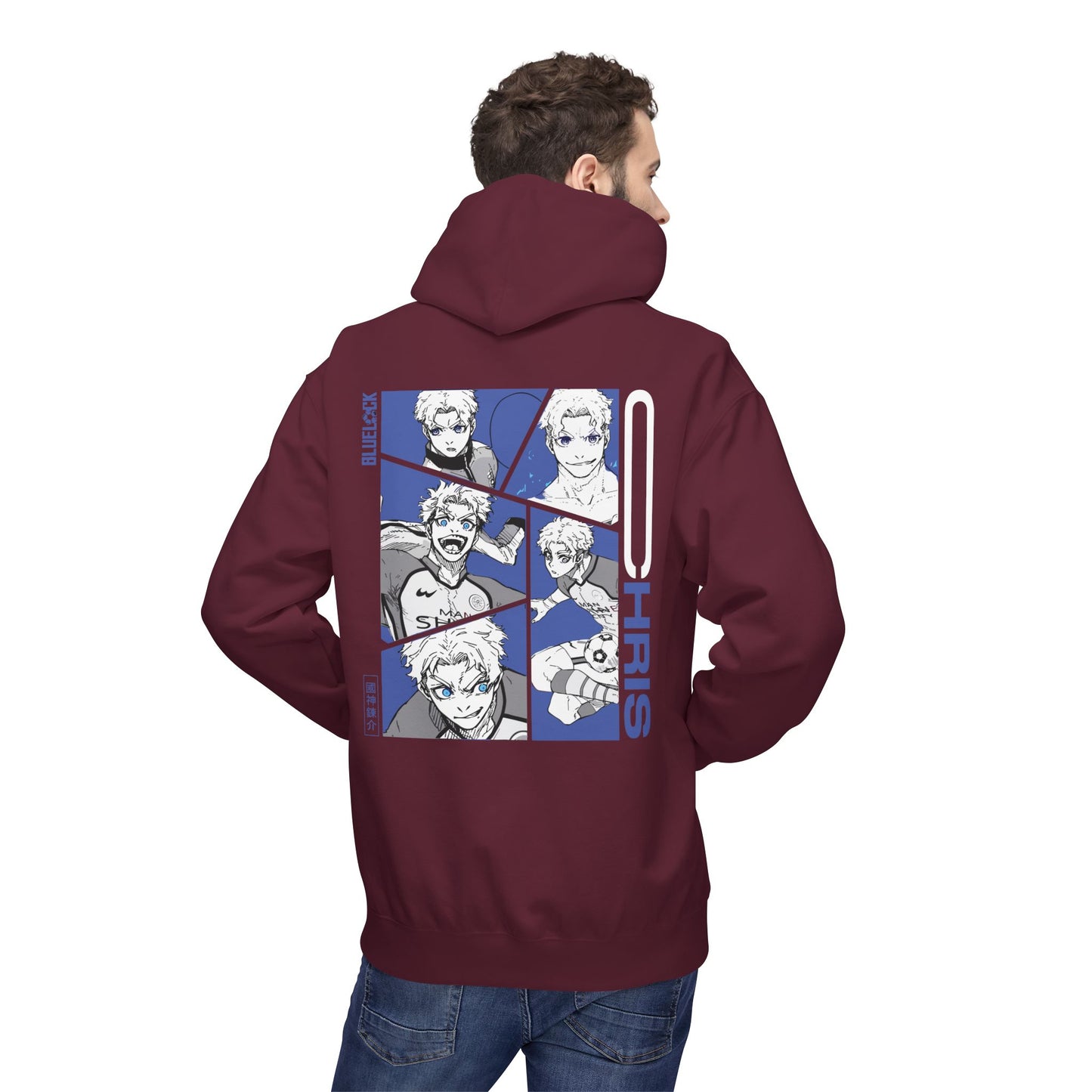 Chris "Prince" Blue Lock Hoodie | Maklenn