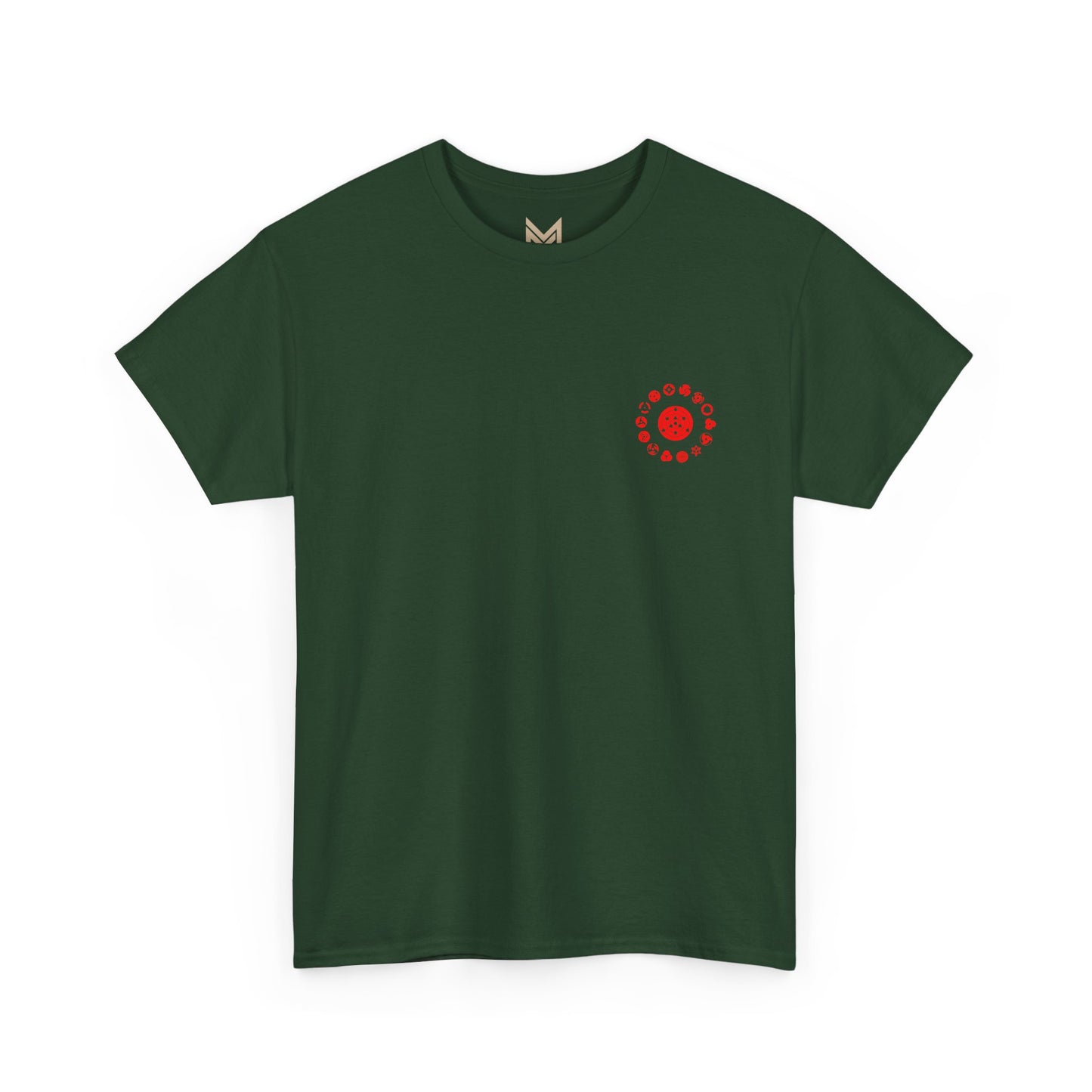 Anime Demon Trio Graphic Tee — Back Print with Small Front Logo