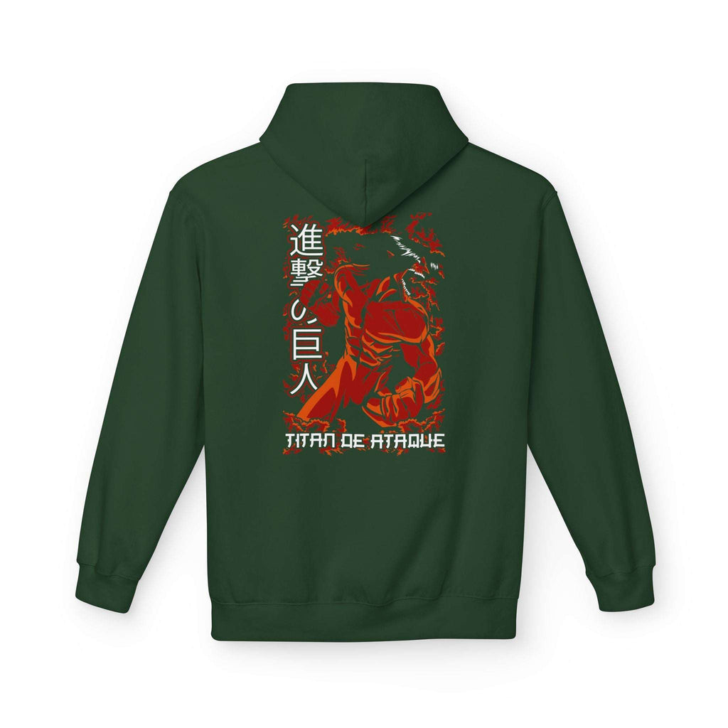 Titan de Attaque - Attack on Titan Maklenn Titan de Attaque - Attack on Titan Hoodie Maklenn www.maklenn.com India 39.87