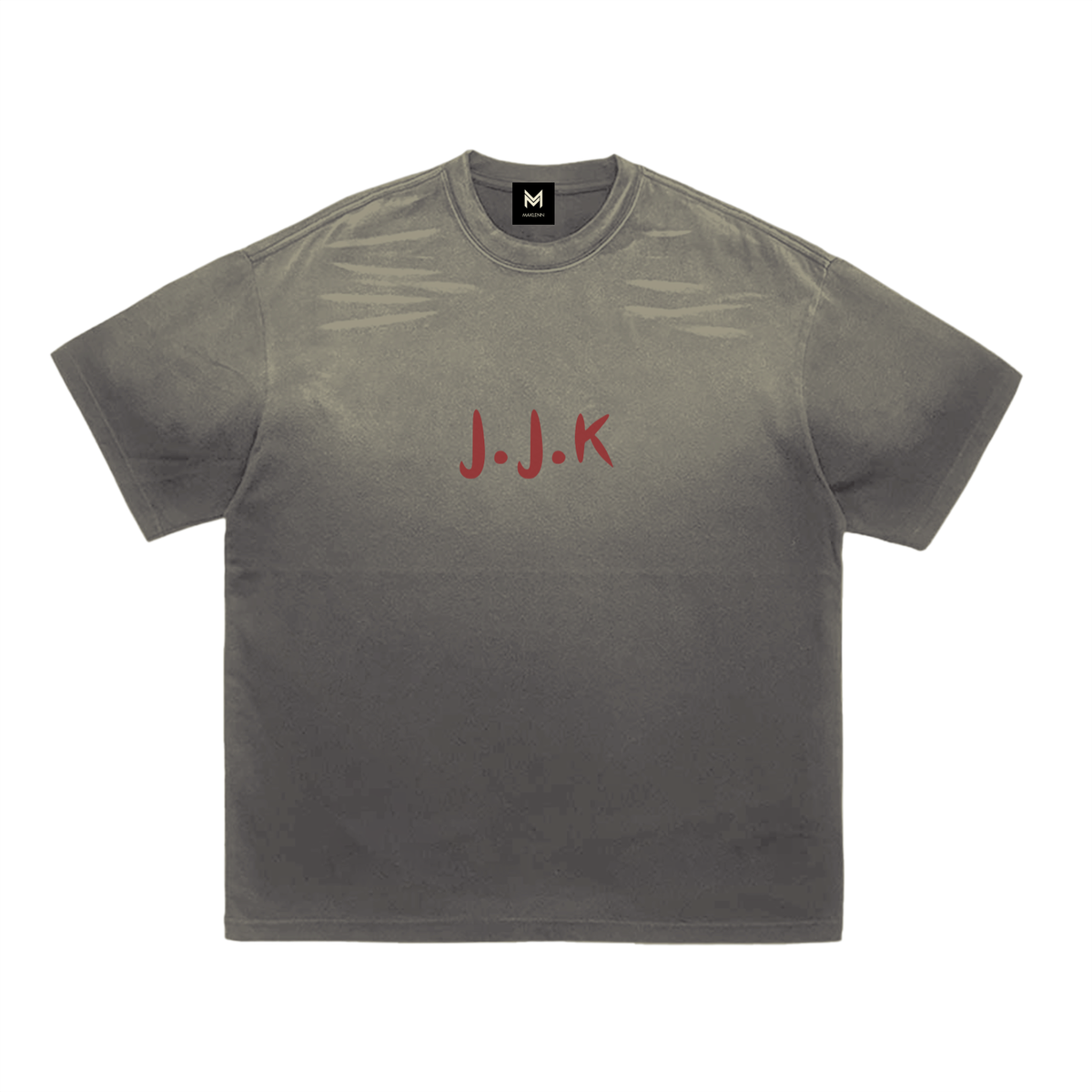 Megumi Fushiguro | The Ten Shadows | Jujutsu Kaisen | Gradient Washed Oversized T-Shirt