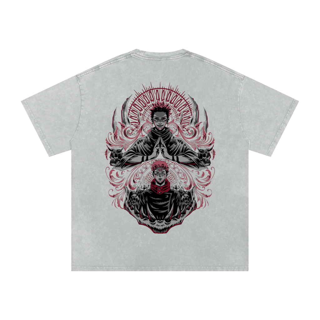 sukuna domain | jjk | snow washed tees ODMPOD