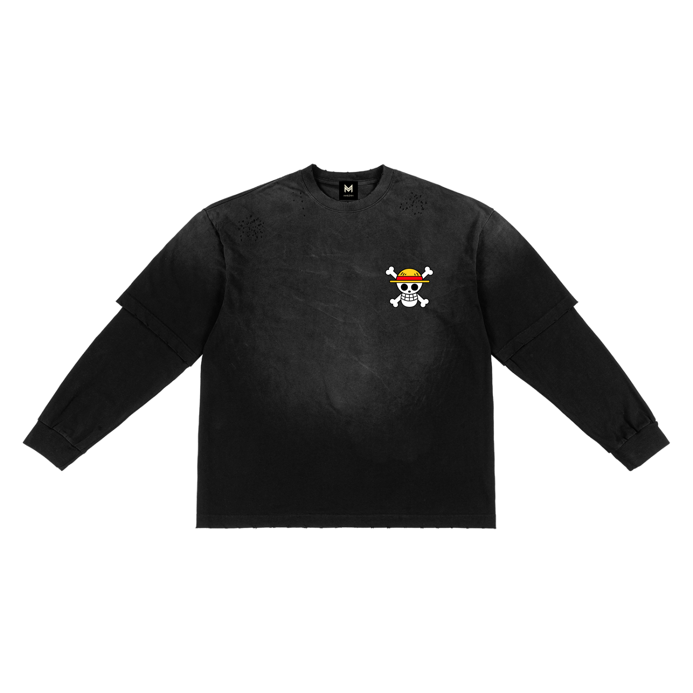 Luffy's Fourth Gear | One Piece | Sunfade Two-Piece T-Shirt ODMPOD