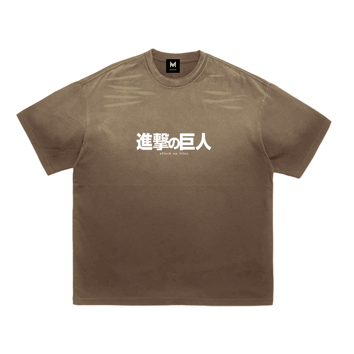 Levi Ackerman | Humanity's Strongest Soldier | Attack on Titan | Tiger Stripe Gradient Washed T-Shirt