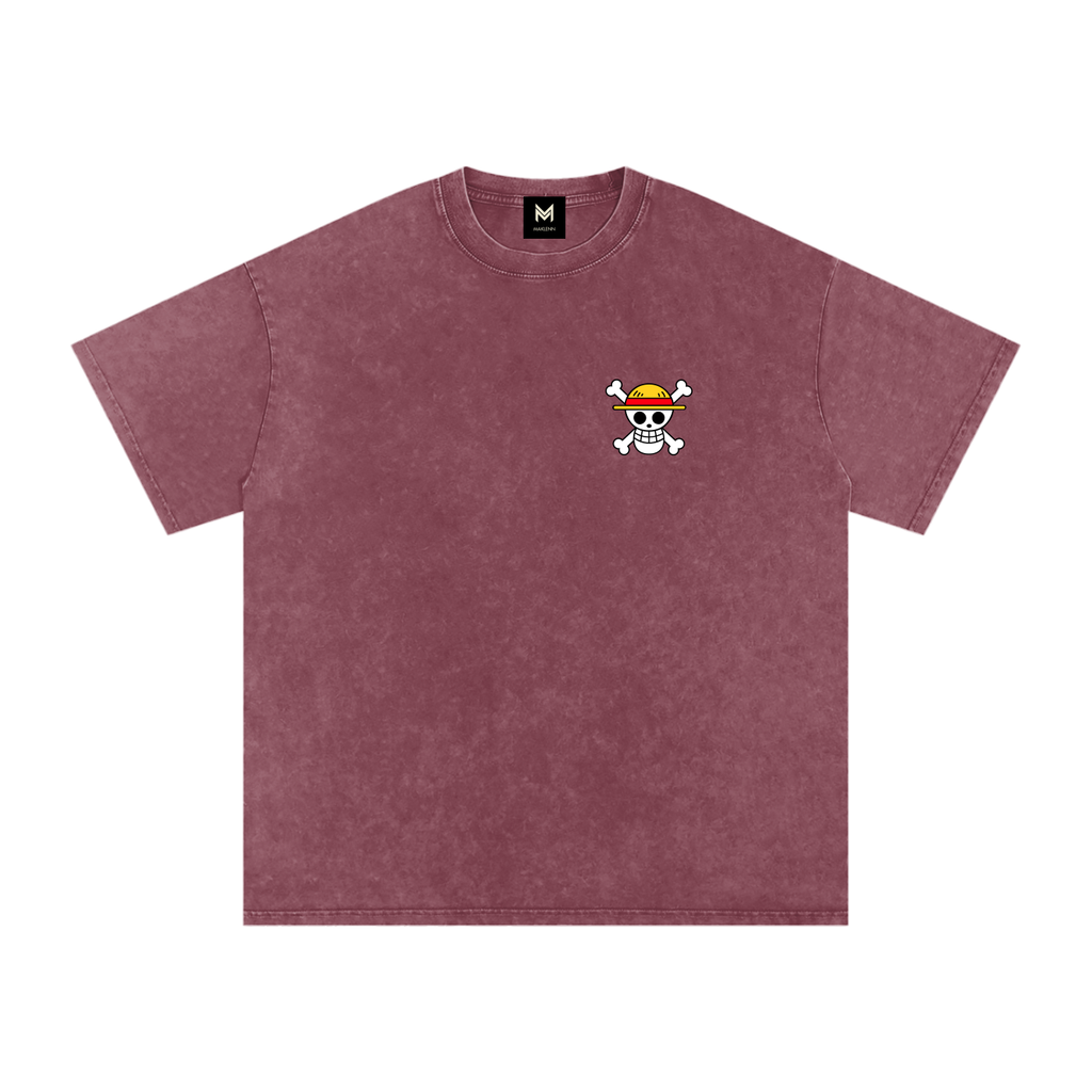 Marco the Pheonix | One Piece | Snow Washed Oversized Cotton T-Shirt ODMPOD