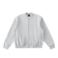 Essential Zip-Up Fleeced Varsity Jacket