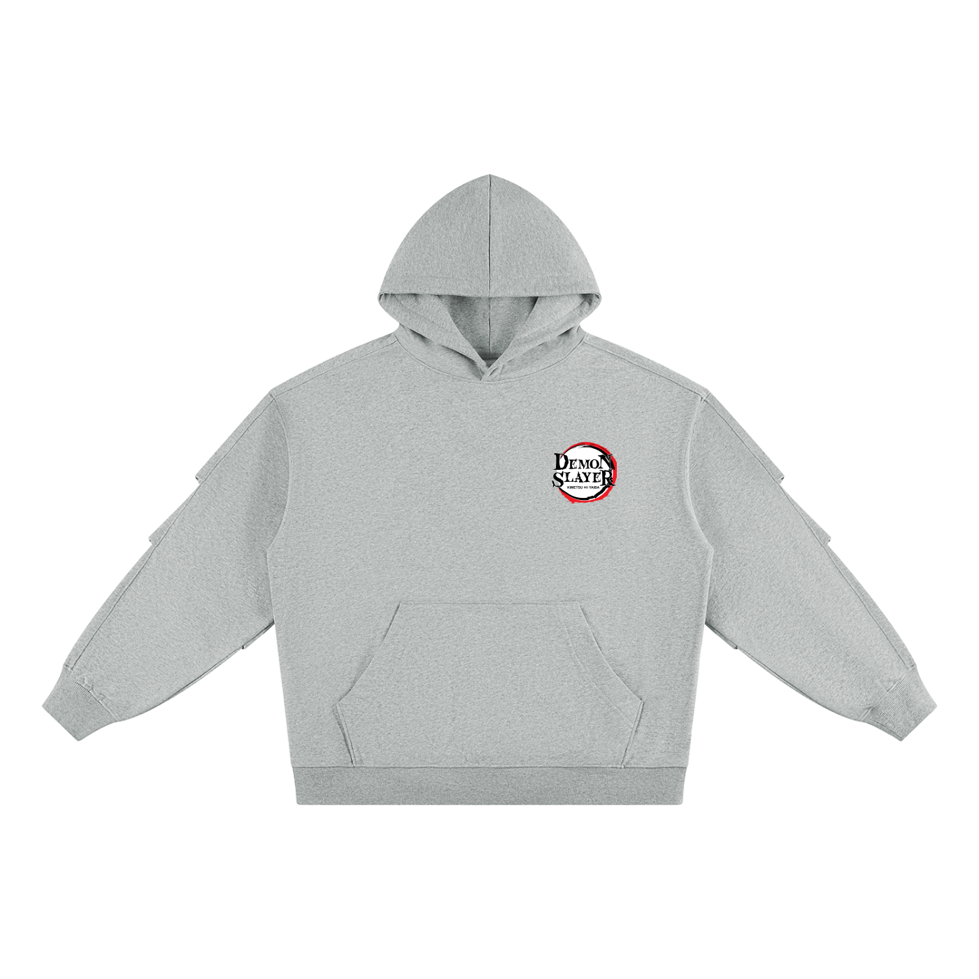 Tanjiro Kamado | Sun Breathing | Demon Slayer | Heavyweight Ruched Sleeves Hoodie