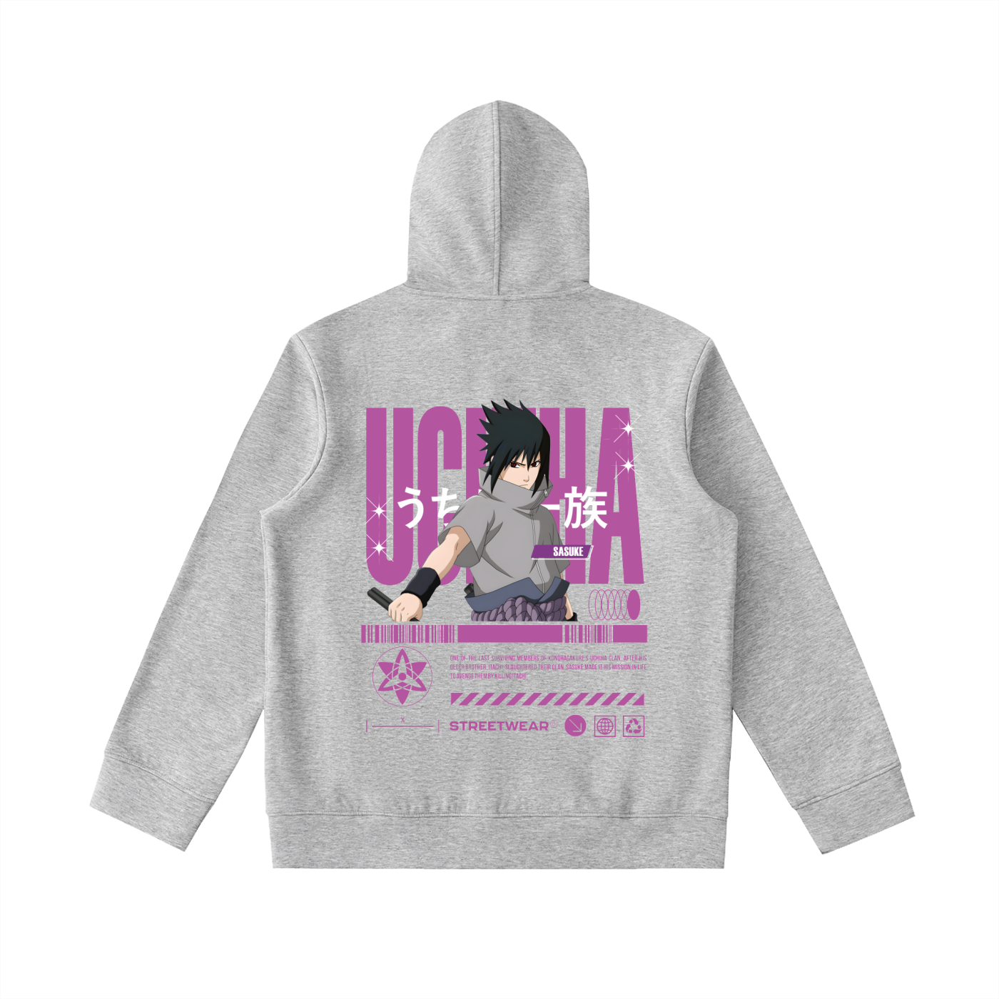 Uchiha Sasuke | Naruto | Zip-Up Hoodie