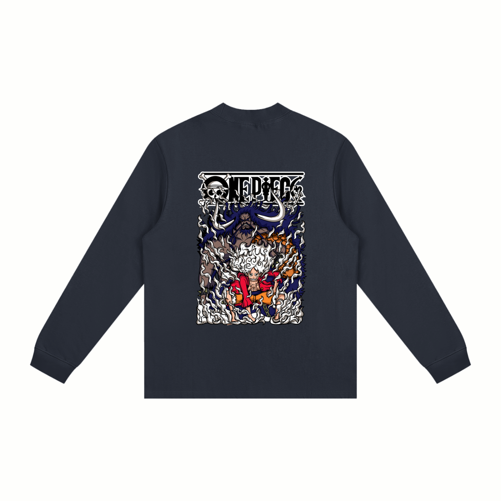Luffy and Kaido | One Piece | Neck Sweatshirt ODMPOD