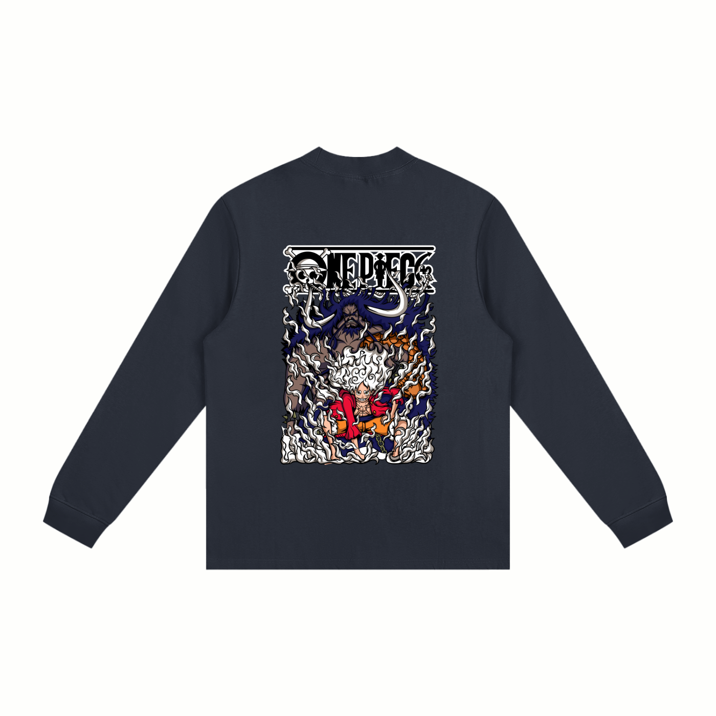Luffy and Kaido | One Piece | Neck Sweatshirt ODMPOD