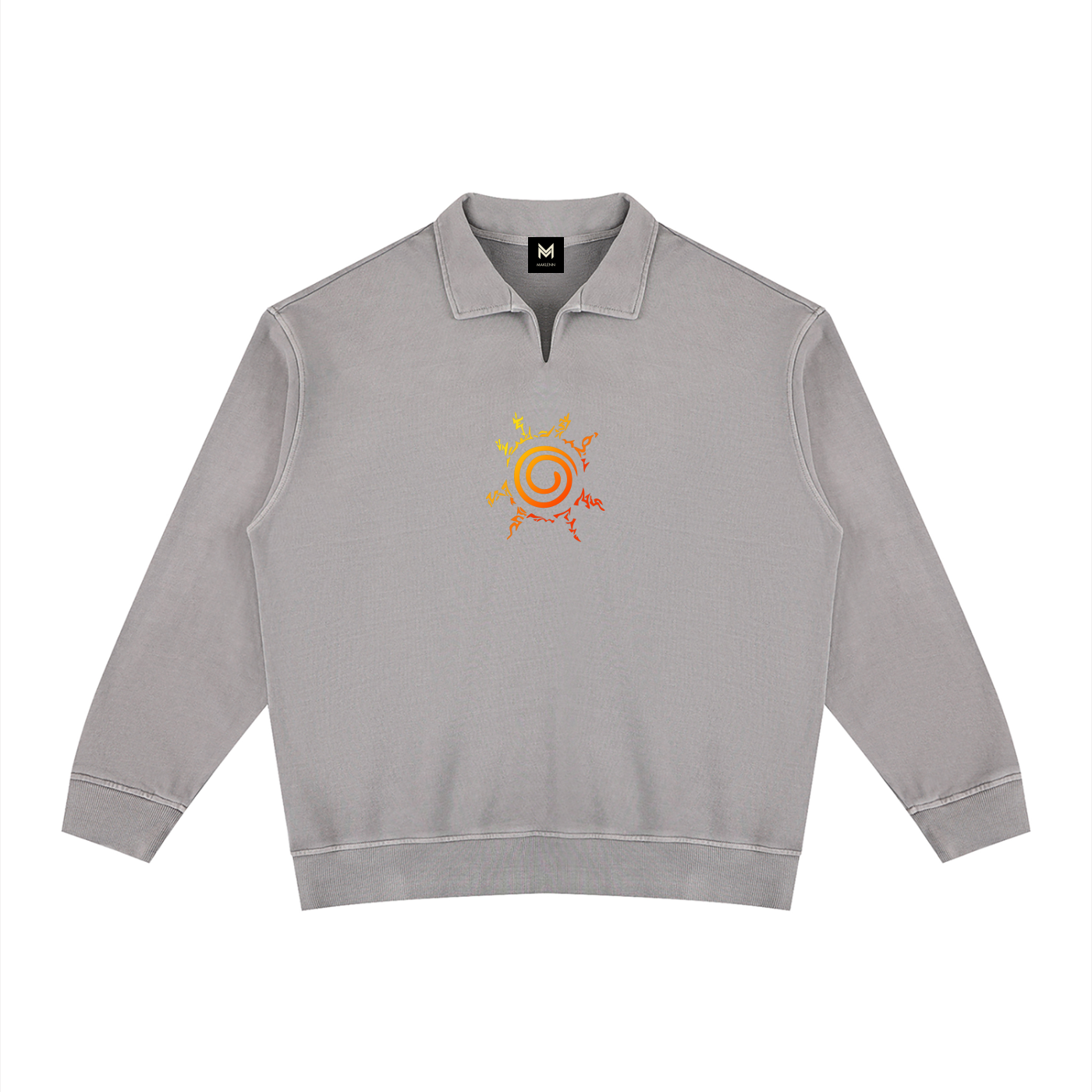 Naruto Nine tail mode | Naruto | Unisex Vintage Wash Collared Sweatshirt ODMPOD